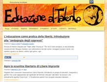 Tablet Screenshot of educazionealtalento.com